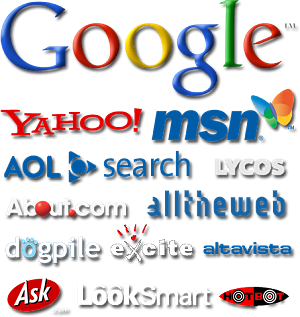 Search Engine List and Logos
